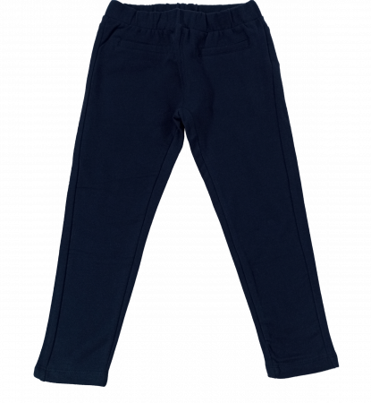Imbracaminte copii - Colanti fete, OVS, buzunare frontale false, Bumbac organic, Bleumarin, 110 CM, 4-5 ani