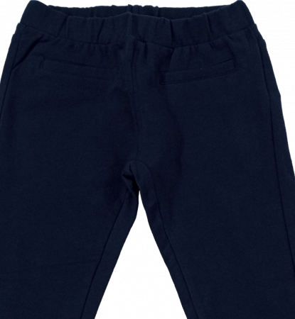 Colanti fete, OVS, buzunare frontale false, Bumbac organic, Bleumarin, 110 CM, 4-5 ani [2]