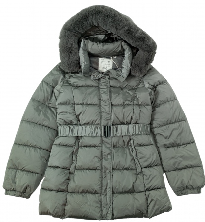 Geci si veste copii - Geaca lunga de iarna fete, OVS, protectie la apa, Poliamida, 13-14 ani,
