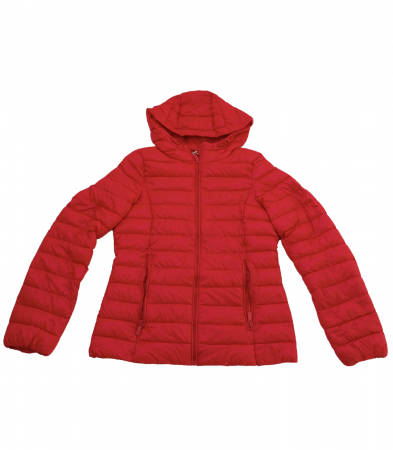 Geci si veste copii - Geaca usoara fete, OVS, cu protectie la apa, poliamida, Rosu, 170 cm, 14-15 ani