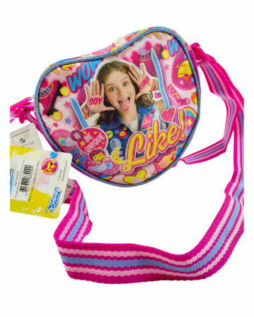 Pentru scoala - Geanta de umar fete, Disney, Yo soy Luna, Poliester, Multicolor, 16x18x6 cm