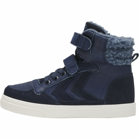 Ghete si cizme copii - Ghete de iarna cu profil inalt din piele pentru copii, Hummel, STADIL PRO JR HI-TOP,