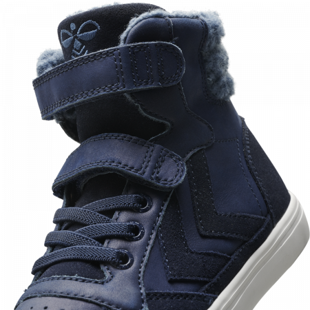 Ghete de iarna cu profil inalt din piele pentru copii, Hummel, STADIL PRO JR HI-TOP, [2]