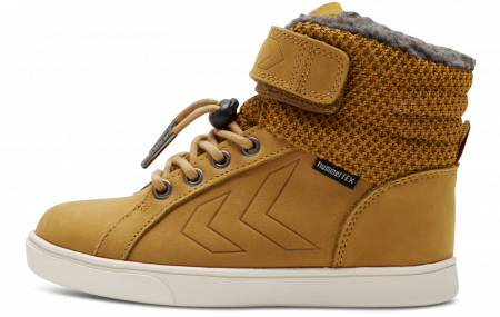 Ghete si cizme copii - Ghete iarna pentru copii, Hummel, Hi-Top Splash Jr, siret si velcro,