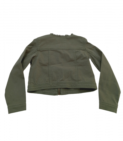 Geaca fete, OVS, Denim, bumbac Stretch, Kaki, 110 CM, 4-5 ani [1]