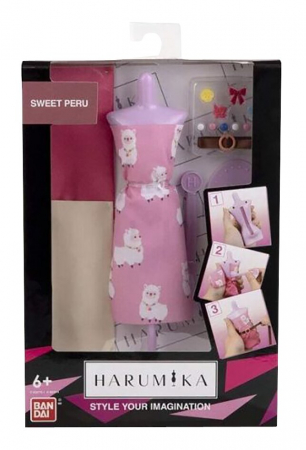 Papusi si accesorii - Kit creatie vestimentara - Harumika Sweet Peru
