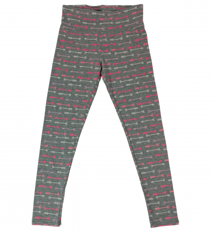 Imbracaminte copii - Leggings fete talie inalta, Justice, imprimeu sageti, poliester, 10 ani