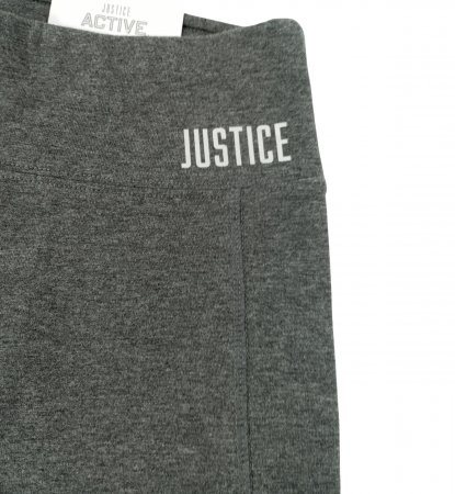 Leggings fete talie inalta, Justice, plasa pe picior, bumbac, 10 ani [2]