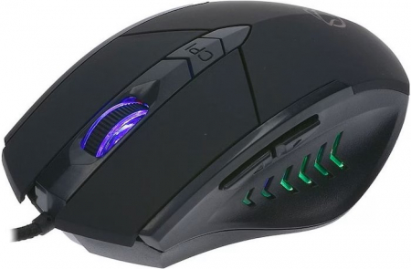 PC, Periferice & Software - Mouse Manta GAMING MM784G, Optic, USB, cu fir, 2500 dpi, 6 butoane, Negru