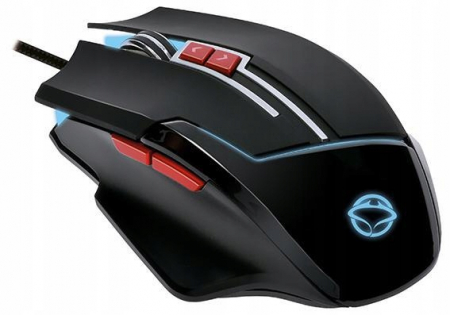 PC, Periferice & Software - Mouse Manta MM786G UWMBMYBPG0D0, Optic, USB, cu fir, 8200 DPI, 7 butoane, Negru