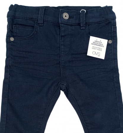 Pantaloni blugi copii, OVS, talie ajustabila, regular, bumbac, [2]