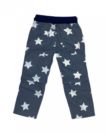 Pantaloni lungi copii cu functie ZIP-OFF LEGS, Mini Boden, stars, bumbac, 5 ani, [4]