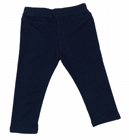 Pantaloni fetite, OVS, model cu inimioare si romburi, Bleumarin, 86 CM, 18-24 luni [3]
