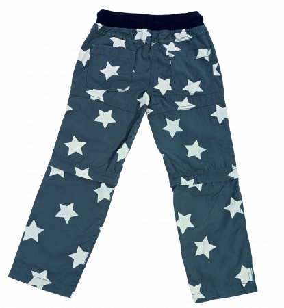 Pantaloni lungi copii cu functie ZIP-OFF LEGS, Mini Boden, stars, bumbac, 5 ani, [9]