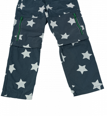 Pantaloni lungi copii cu functie ZIP-OFF LEGS, Mini Boden, stars, bumbac, 5 ani, [13]