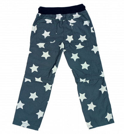 Pantaloni lungi copii cu functie ZIP-OFF LEGS, Mini Boden, stars, bumbac, 5 ani, [2]