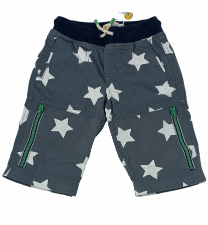 Pantaloni lungi copii cu functie ZIP-OFF LEGS, Mini Boden, stars, bumbac, 5 ani, [16]