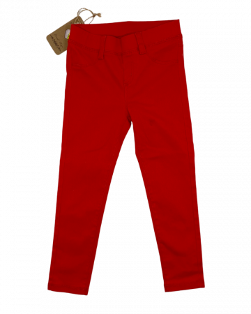 Imbracaminte copii - Pantaloni blugi, culoare rosu, 4 ani