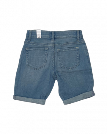 Imbracaminte copii - Pantaloni scurÈ›i de blugi pentru fete, The Children's PLACE, Bumbac, Albastru, 164 cm, 14 ani