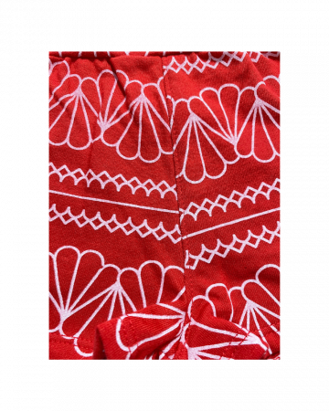 Pantaloni scurti fete, grafica florala [1]