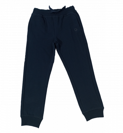 Pantaloni sport fete, OVS, logo, buzunare frontale,Bumbac organic, Bleumarin, 104 CM, 3-4 ani [2]