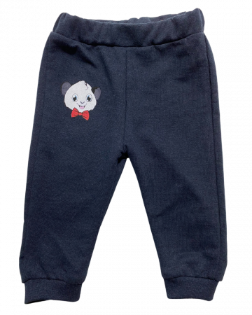 Pantaloni copii - Pantaloni trening albastru / negru