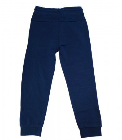 Pantaloni trening baieti, OVS, Bumbac organic, Albastru, 110 CM, 4-5 ani [1]