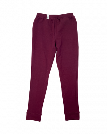 Pantaloni trening fete,The Children's PLACE, bumbac/poliester, visiniu, 2 buzunare frontale, talie elastica si snur functional [1]