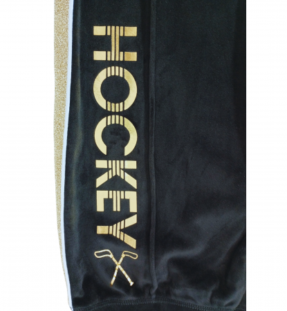 Pantaloni trening fete, Justice, Hockey, catifea, 10 ani, [3]