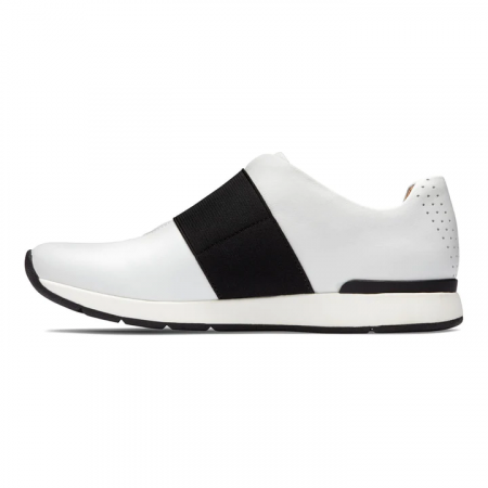 Pantofi dama din piele naturala Cosmic Codie White Casual Slip [2]
