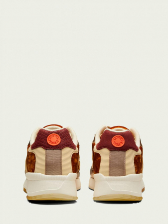Pantofi sport femei,Scotch & Soda, Vivi 23739505 S468  din piele naturala si catifea maro [11]
