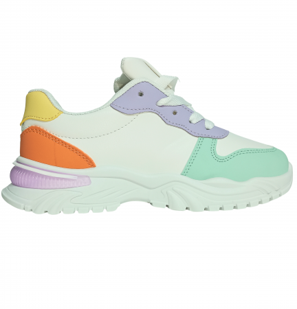 Pantofi sport pentru fete, Poti Pati, Green front, piele ecologica, [1]