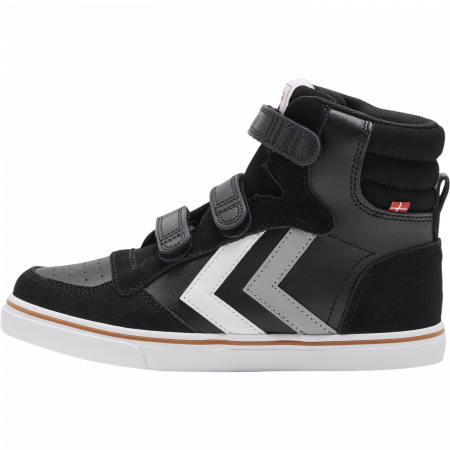 Pantofi copii - Pantofi piele profil inalt pentru copii, Hummel, STADIL PRO JR HI-TOP,
