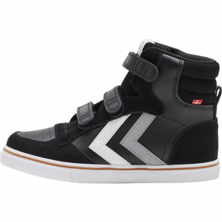 Pantofi piele profil inalt pentru copii, Hummel, STADIL PRO JR HI-TOP, [8]