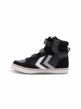 Pantofi piele profil inalt pentru copii, Hummel, STADIL PRO JR HI-TOP, [5]