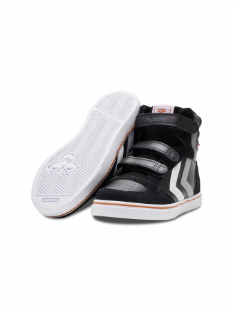 Pantofi piele profil inalt pentru copii, Hummel, STADIL PRO JR HI-TOP, [1]