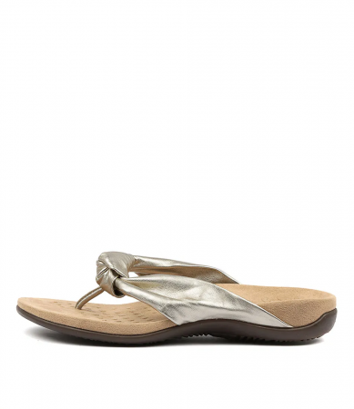 Papuci femei flip flop Rest Pipa Champagne [2]