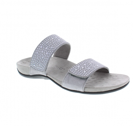Incaltaminte femei - Sandale piele intoarsa Rest Samoa Pewter