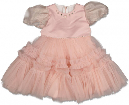 Rochii fete - Rochie de seara cu funda mare pe spate