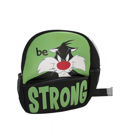 Pentru scoala - Rucsac moale, OVS, prescolari, gradinita, Verde, poliester/vinil, 21x25x12 cm