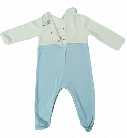 Salopeta maneca lunga fete, OVS, Familie de arici, Bumbac organic, 6-9 luni [4]