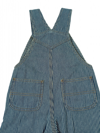 Salopeta scurta copii, The Children's PLACE, Denim stripes, Bumbac pur, [4]