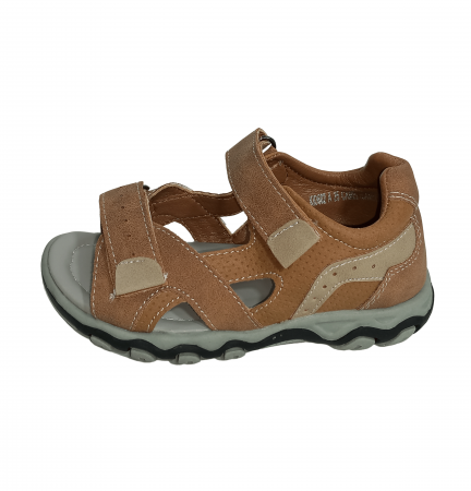 Sandale copii, Poti Pati, Brown sandal, piele ecologica, [11]