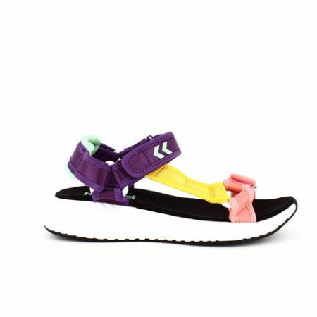 Sandale copii - Sandale fete, Hummel, Breaker, velcro, talpa spuma si cauciuc,