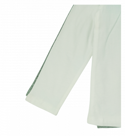 Set 2 bluze fete, OVS, elemente grafice, decupaj posterior, balerina, Bumbac organic, 18-24 luni [2]