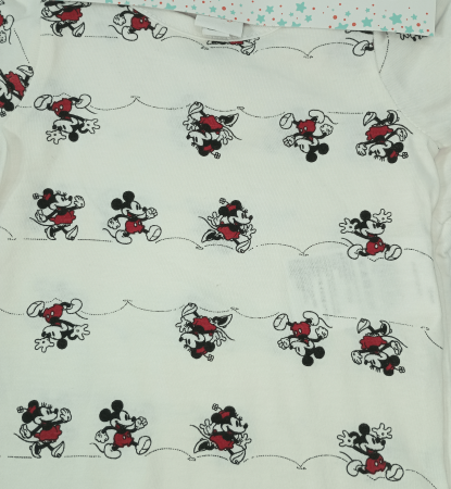Set 2 Body fete OVS, Disney - Minnie & Mickey Mouse, Bumbac BIO, nou nascut, [2]