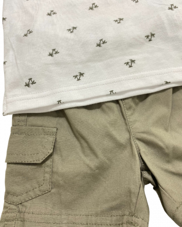 Set 2 piese baieti, pantaloni scurti si tricou - Palmieri [2]