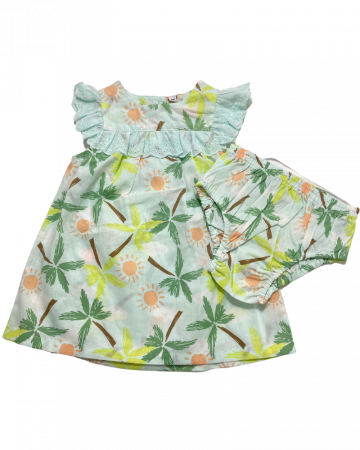 Compleuri copii - Set 2 piese fete rochie si chilot - Palmieri