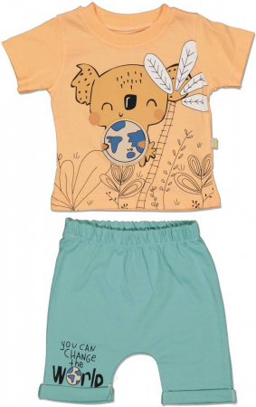 Imbracaminte copii - Set 2 piese "Koala - You can change the world"