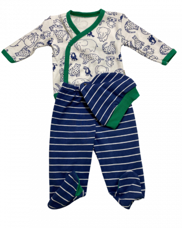 Compleuri copii - Set 3 piese Bluza, pantaloni si caciula - Jungle animals